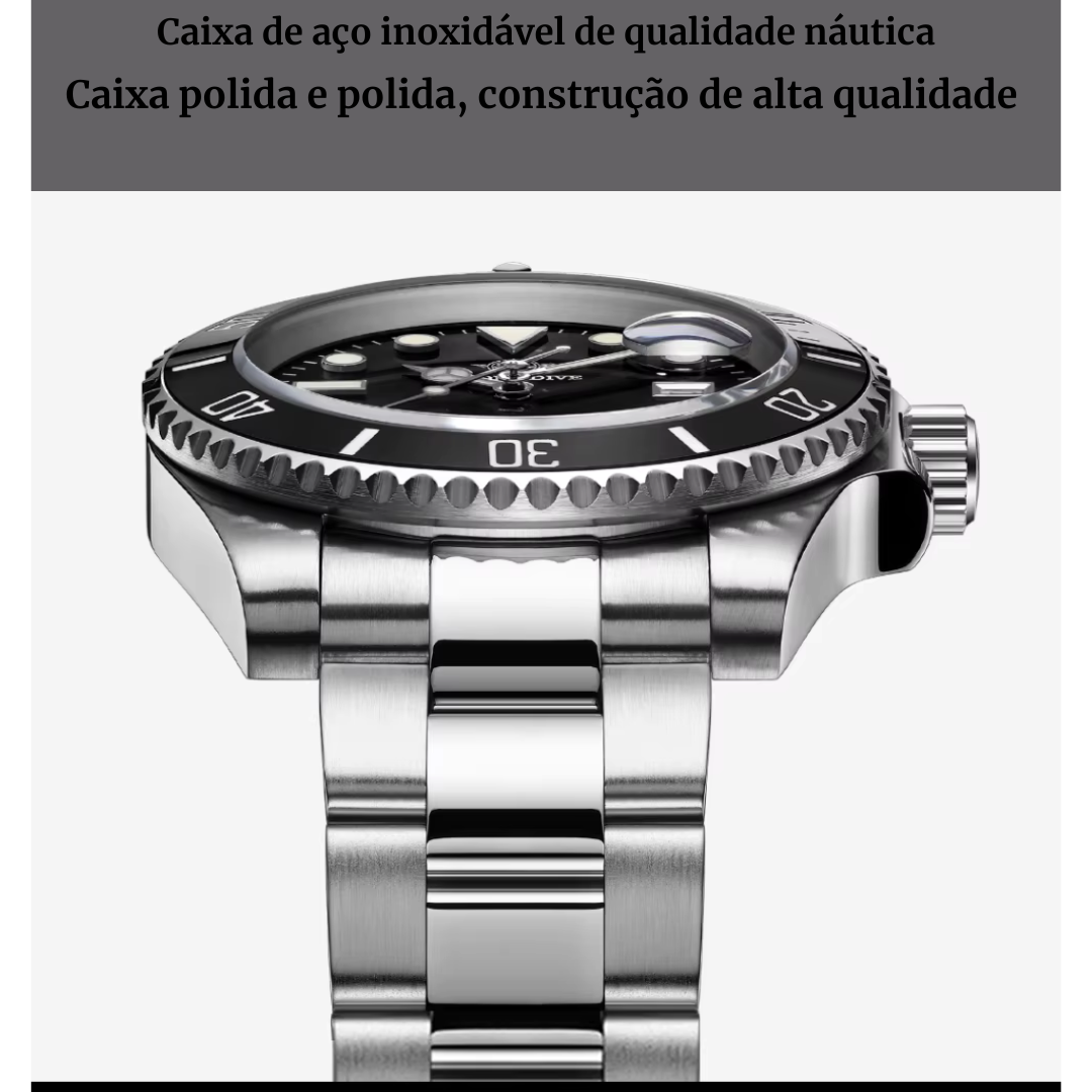 Relógio masculino Europeu Quartzo